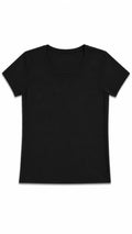CAMISETA CUELLO REDONDO NEGRA