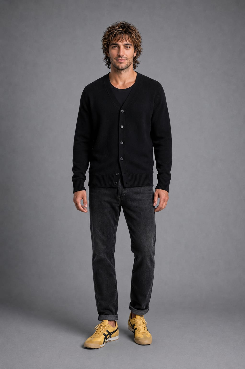 CARDIGAN NEGRO