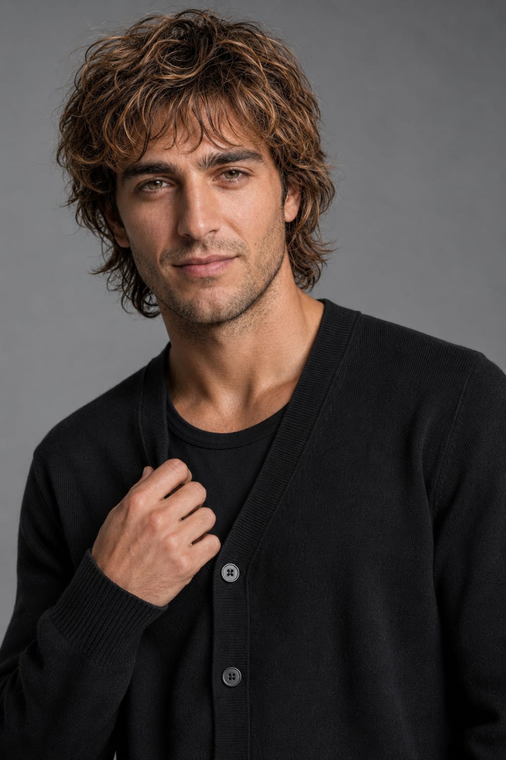 CARDIGAN NEGRO