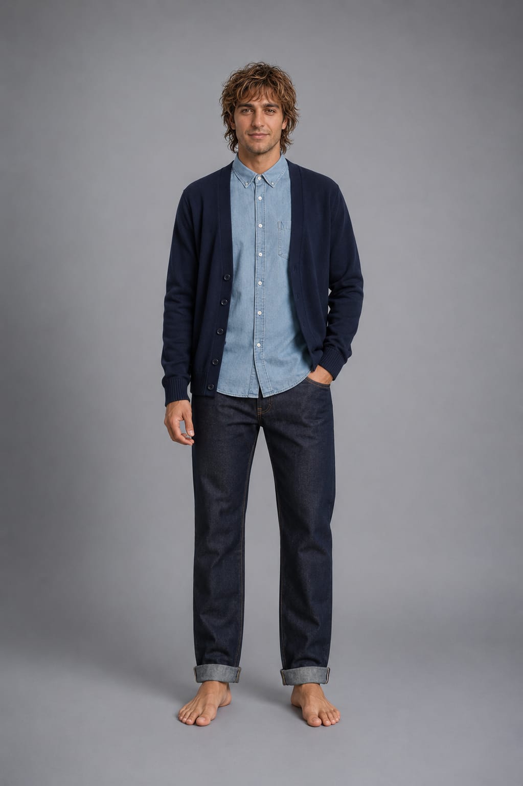 CARDIGAN AZUL NAVY