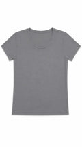 CAMISETA CUELLO REDONDO GRIS