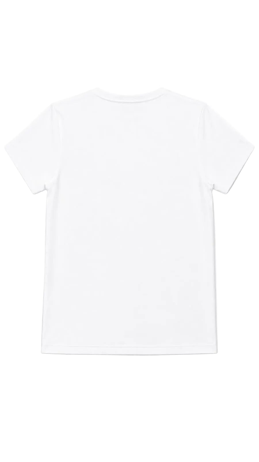 CAMISETA CUELLO REDONDO BLANCA