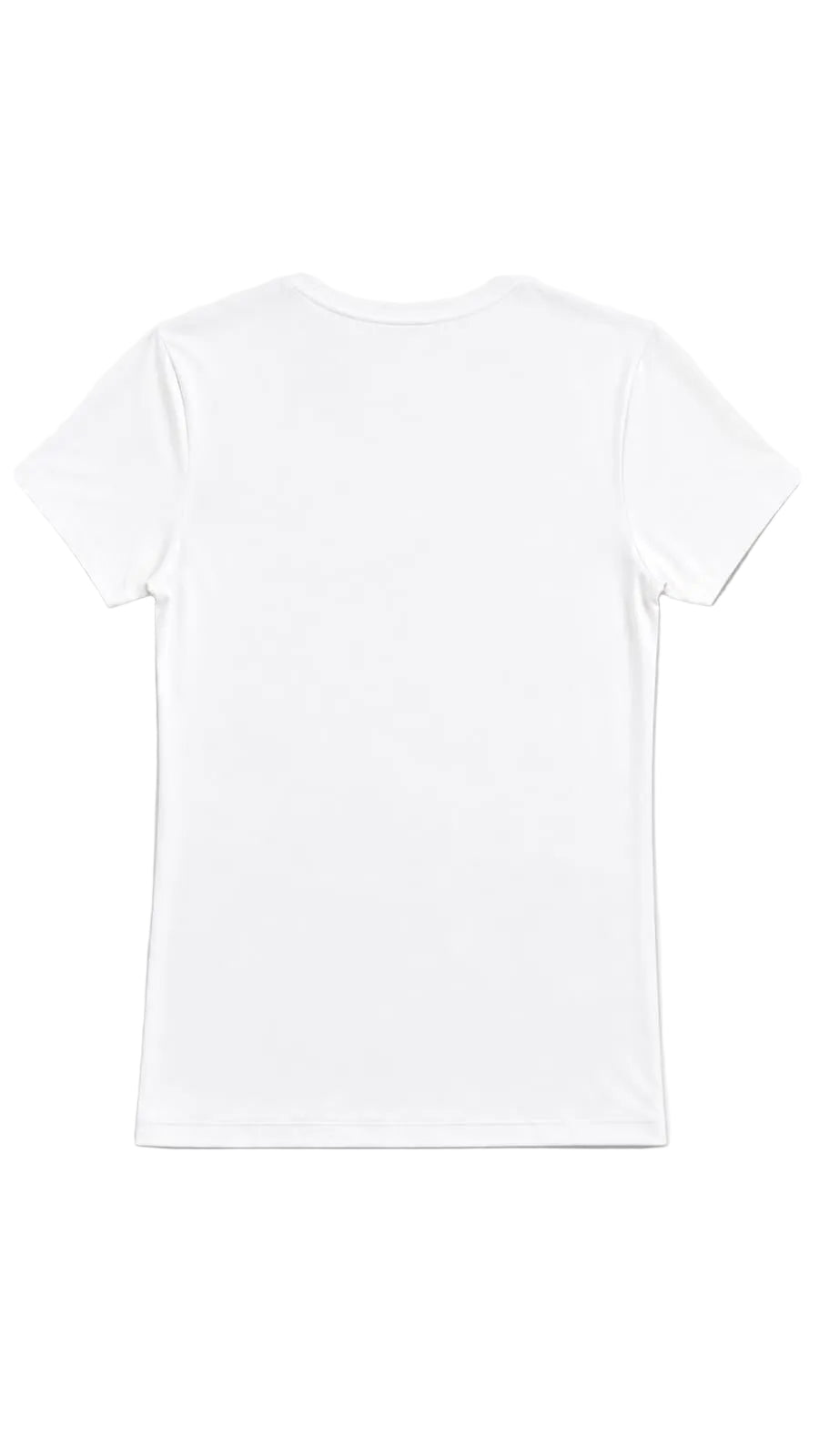 CAMISETA CUELLO EN V BLANCA