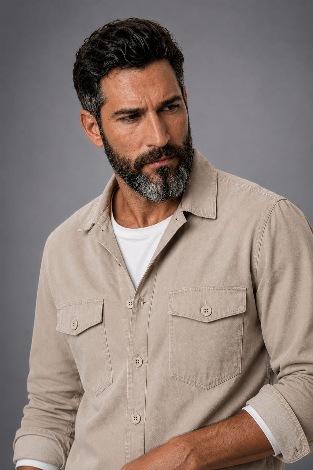 SOBRECAMISA BEIGE