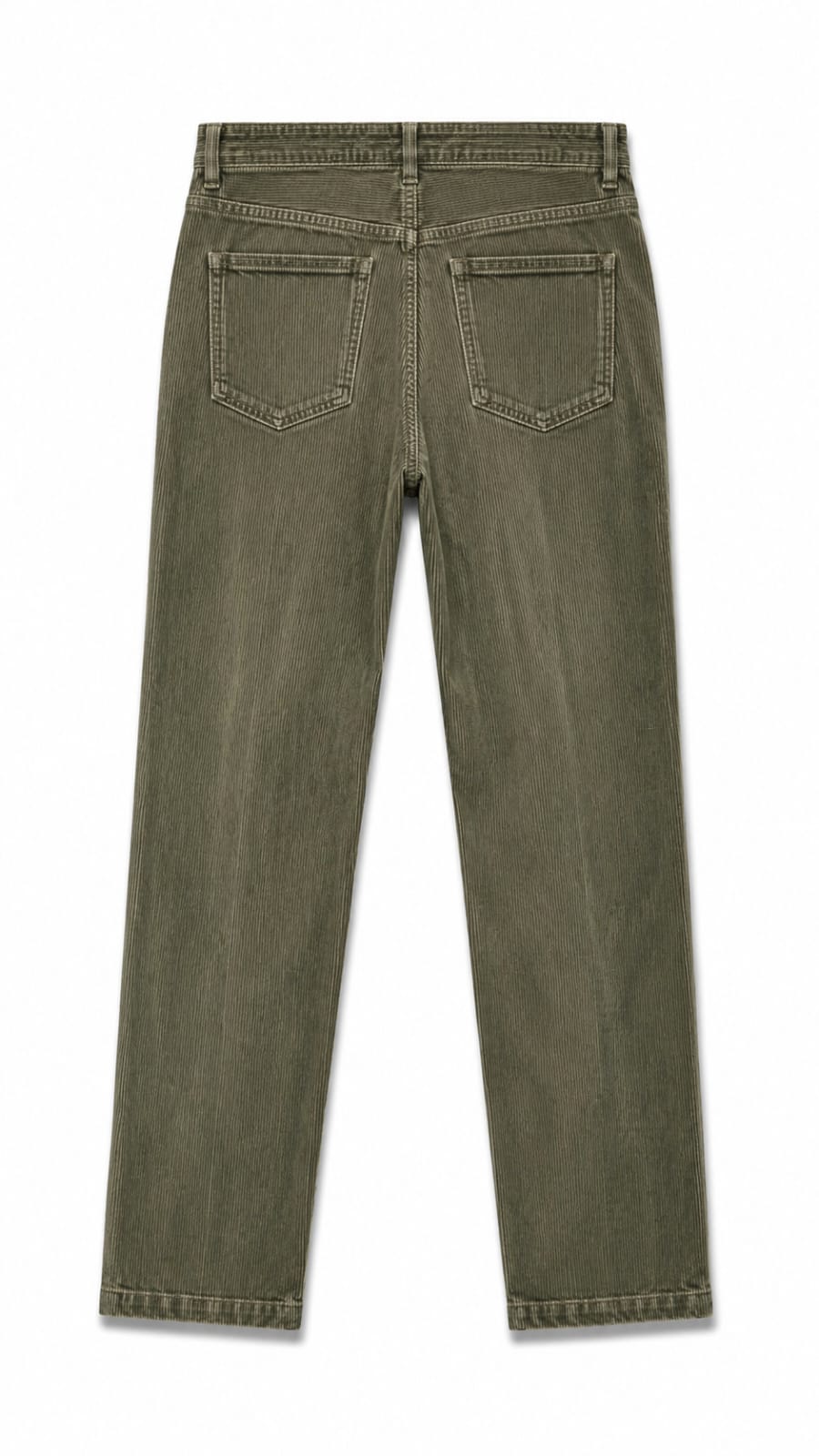 PANTALON CORDUROY VERDE OLIVA