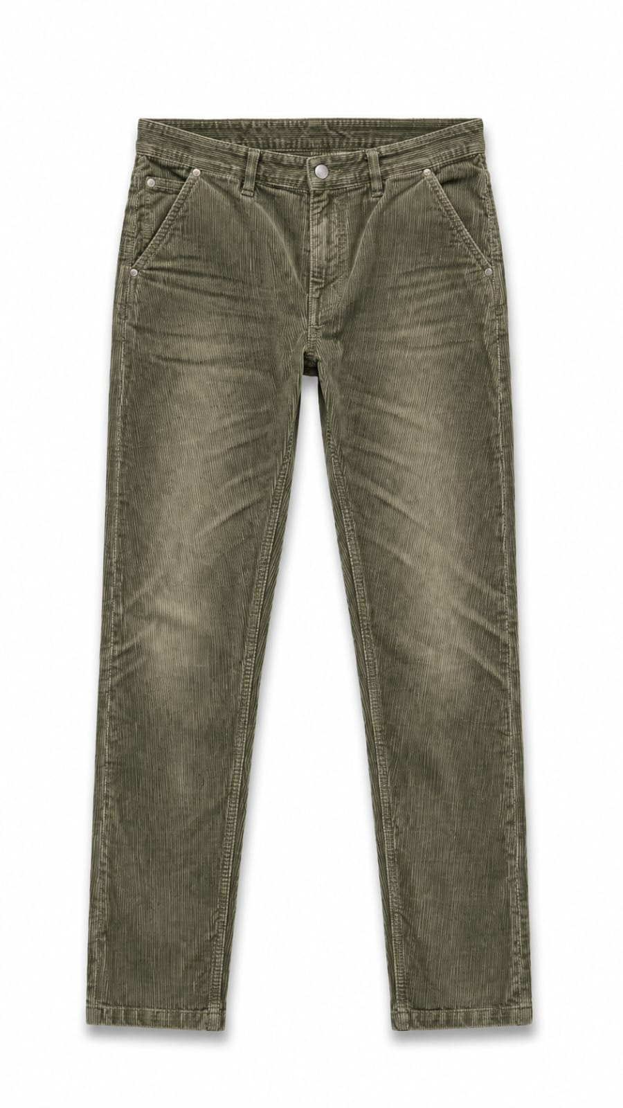 PANTALON CORDUROY VERDE OLIVA