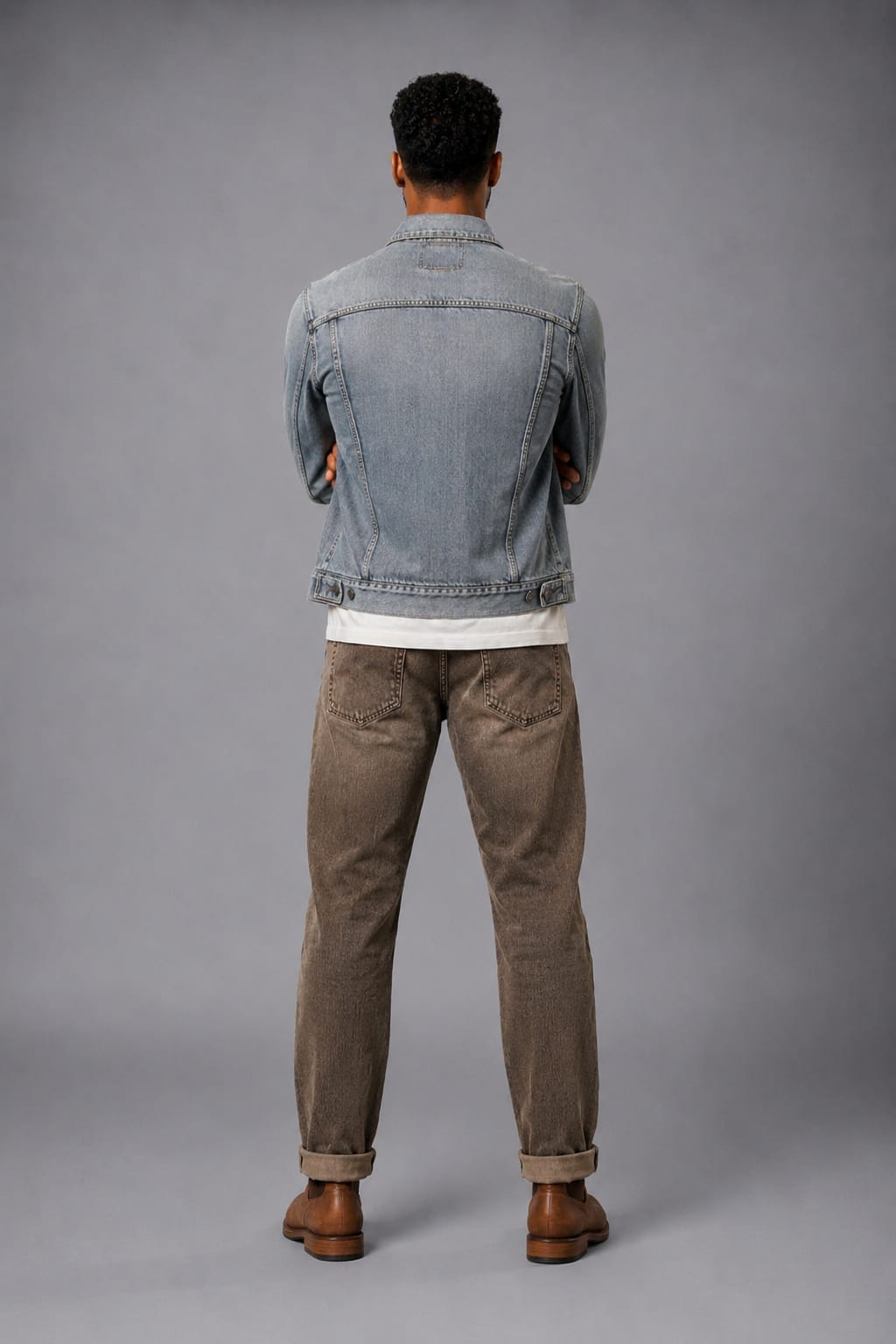 PANTALON CORDUROY TAUPE