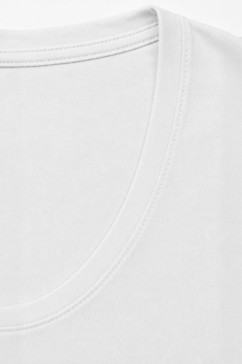 CAMISETA CUELLO REDONDO BLANCA