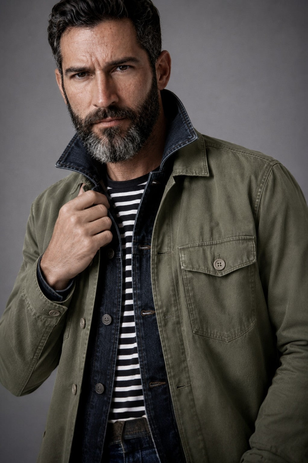 SOBRECAMISA VERDE SAGE
