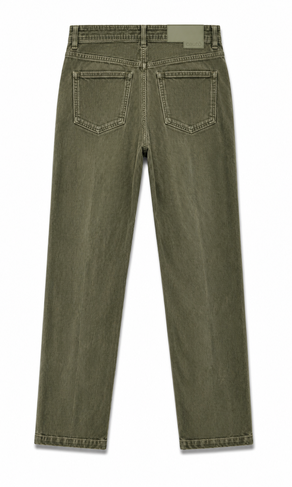 PANTALON CORDUROY VERDE OLIVA