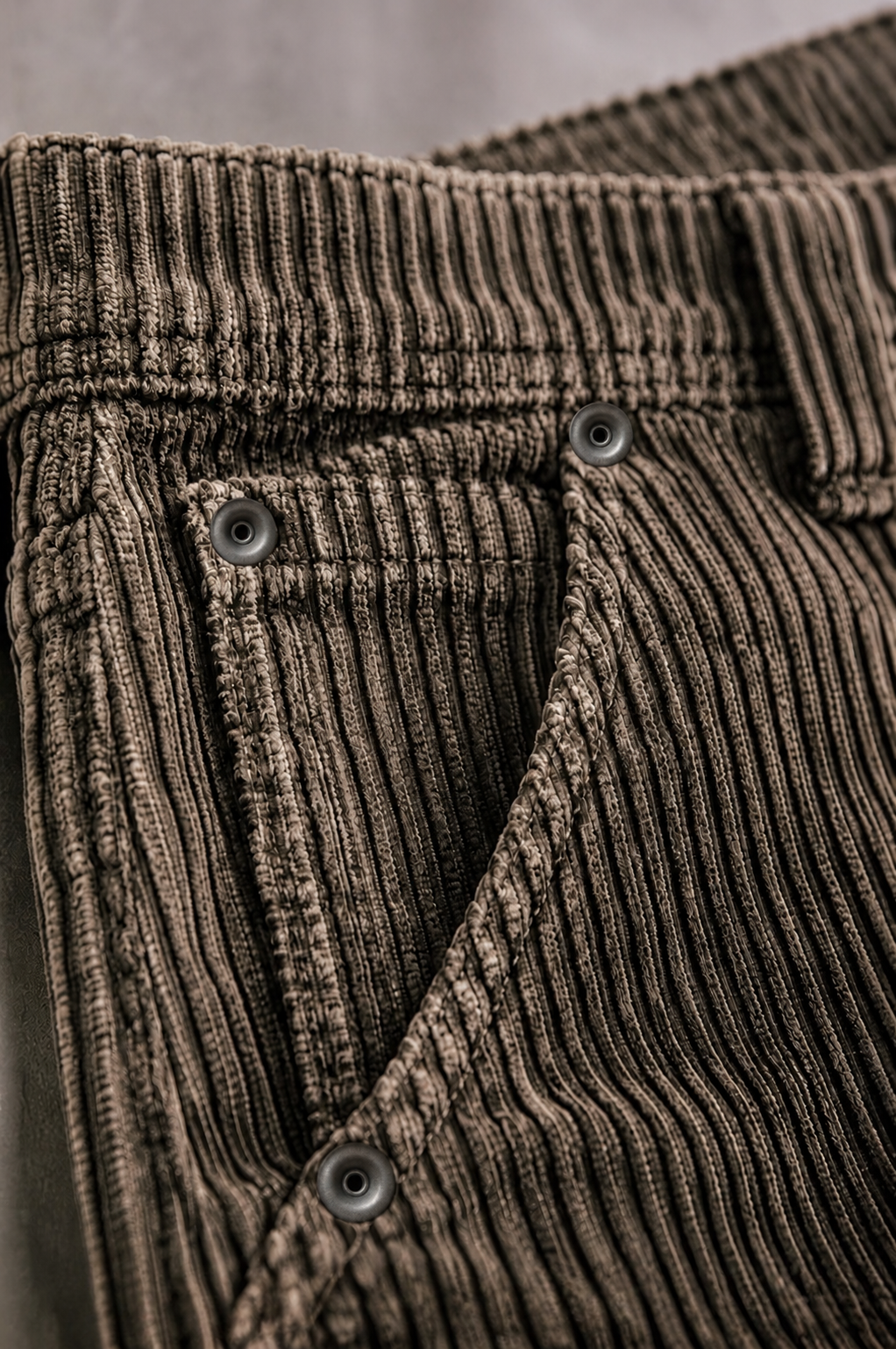 PANTALON CORDUROY TAUPE