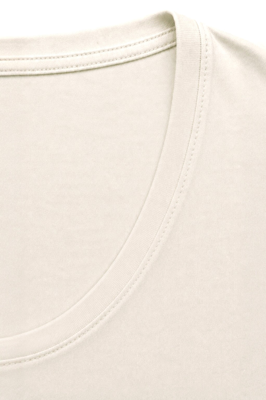 CAMISETA CUELLO REDONDO MARFIL