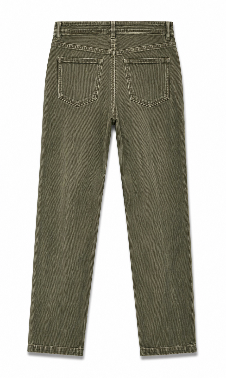 PANTALON CORDUROY VERDE OLIVA